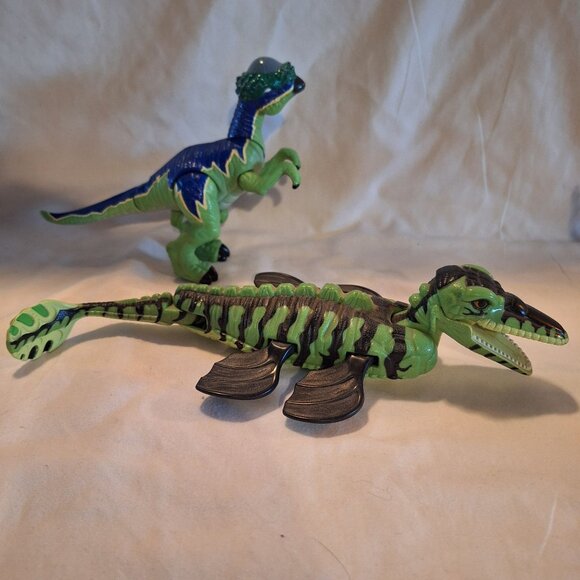 Imaginext Jurassic Dinosaur 5 Pterodactyl Tank Triceratops Ankylosaurus Splash - Picture 4 of 16